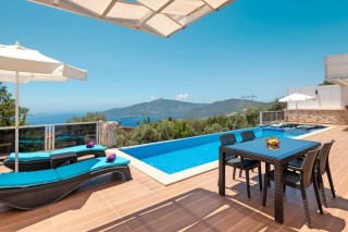 2 bedroom conservative villa with private infinity pool in Kalkan