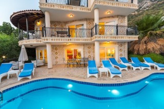Kalkan Sea View Large Villa With Private Pool For Rent