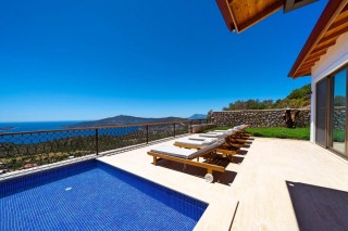 Kalkan Rental Villa With Magnificent Sea View and infinity pool