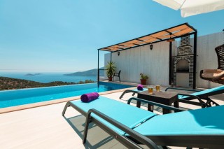 Luxury Honeymoon Villa with Sea View in Kalkan
