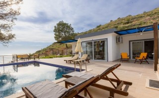 Patara sea view villa with private pool and jacuzzi in Patara