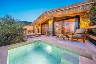 1 Bedroom Holiday Villa with Private Pool in Kalkan Kalamar